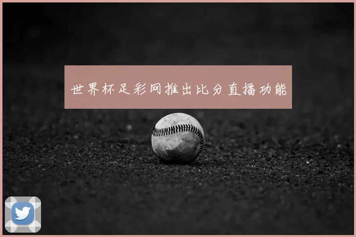 世界杯足彩网推出比分直播功能